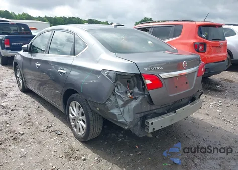 2017 Nissan Sentra Sv z USA, uszkodzony, nr VIN 3N1AB7AP7HY387301